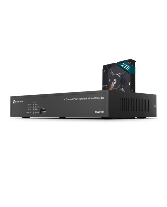 TP-Link VIGI 4 Channel PoE Network Video Recorder